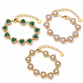 Amour Heart Crystal Tennis Bracelet