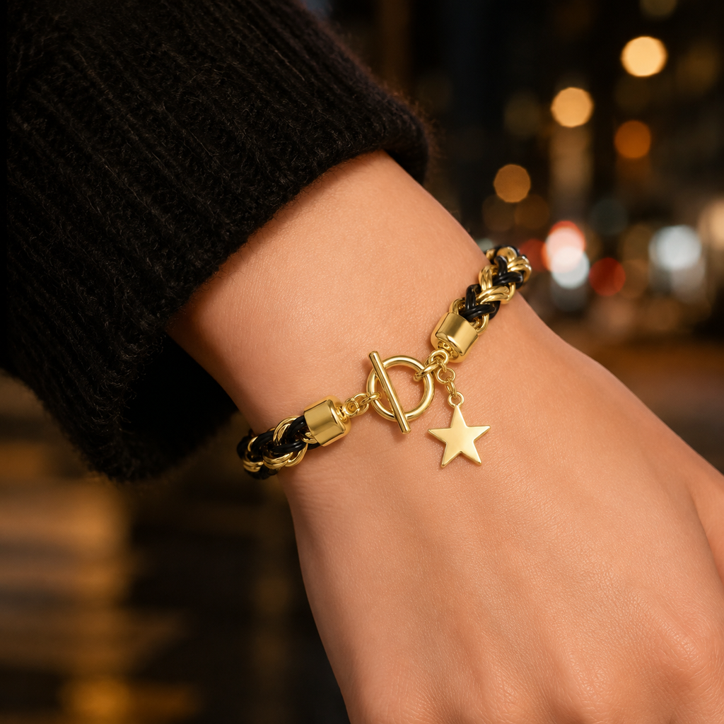 Wish Upon a Star Braided Bracelet
