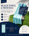 Spa Beach Towel and Carrying Bag Set