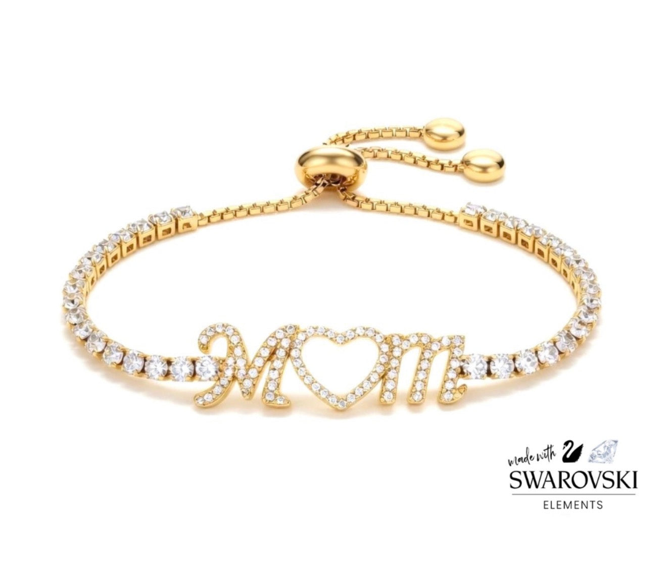 Beloved Mom Bracelet in Gold Tone