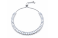 Bianca Stone CZ Baguette Slider Bracelet